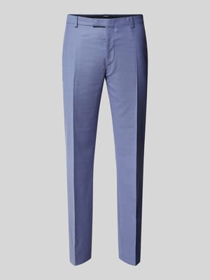 Slim fit pantalon met persplooien, model 'Blayr' Shop The Look MANNEQUINE