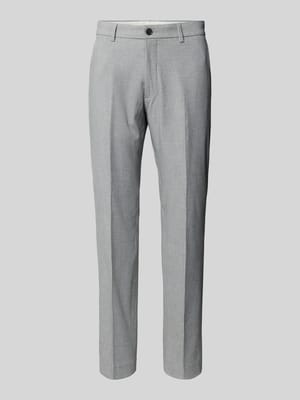 Regular Fit Anzughose mit Strukturmuster Shop The Look MANNEQUINE