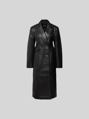 Mantel aus echtem Lammleder Shop The Look MANNEQUINE