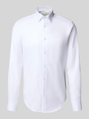 Slim fit zakelijk overhemd met knoopsluiting, model 'Harrison' Shop The Look MANNEQUINE