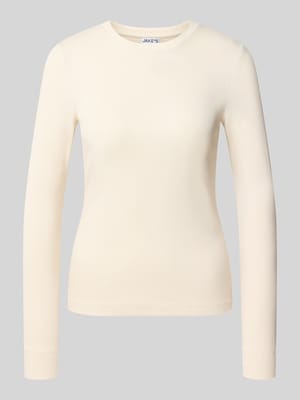 Langarmshirt mit Rippstruktur Shop The Look MANNEQUINE
