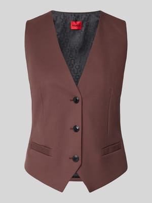 Regular fit gilet met viscose, model 'AUMARA-2' Shop The Look MANNEQUINE
