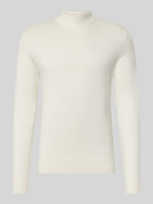 Rollkragenpullover mit Viskose-Anteil Shop The Look MANNEQUINE