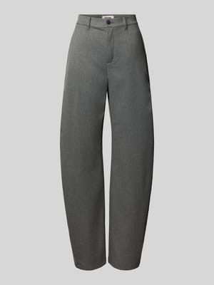 barrel fit broek met steekzakken model 'RECEIVE' Shop The Look MANNEQUINE