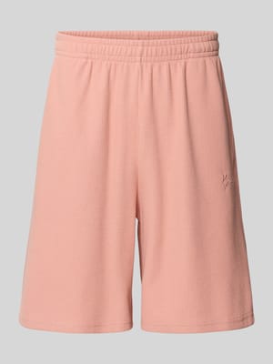 Regular Fit Shorts mit Strukturmuster Shop The Look MANNEQUINE