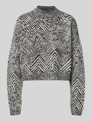 Oversized gebreide pullover van een mix van mohair en wol, model 'FACLINA' Shop The Look MANNEQUINE