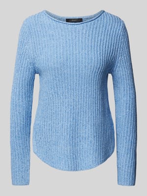 Strickpullover mit Rundhalsausschnitt Shop The Look MANNEQUINE