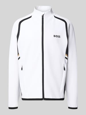 Regular Fit Trainingsjacke mit Kontrastdetails Shop The Look MANNEQUINE