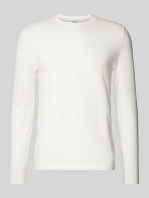 Gebreide pullover met ronde hals, model 'IRMINO' Shop The Look MANNEQUINE