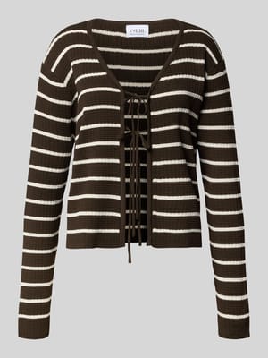 Gebreid jack van viscosemix, model 'LUCCAPK' Shop The Look MANNEQUINE