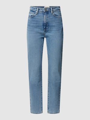 Slim fit jeans met labelpatch, model 'LEJAANI' Shop The Look MANNEQUINE