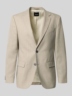 Regular Fit Anzugsakko aus Leinen-Mix Modell 'JASPER' Shop The Look MANNEQUINE