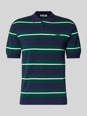 Slim Fit Poloshirt aus Viskose-Mix Shop The Look MANNEQUINE