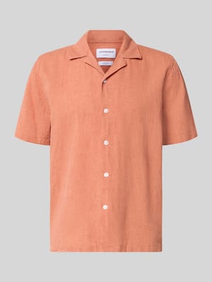 Koszula casualowa o kroju relaxed fit z mieszanki lnu i bawełny Shop The Look MANNEQUINE