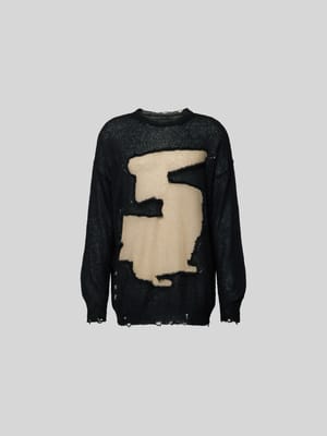 Relaxed Fit Longsleeve mit Mohair-Anteil Shop The Look MANNEQUINE