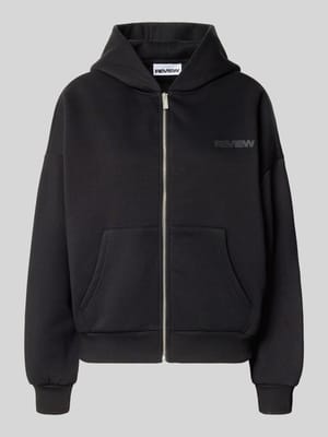 Relaxed Fit Sweatjacke mit Kapuze Shop The Look MANNEQUINE