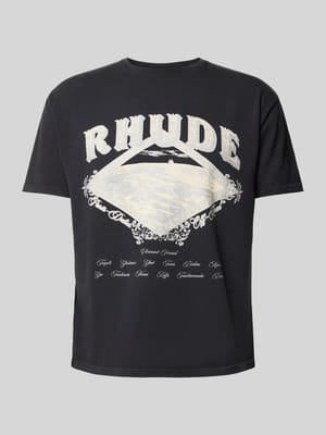 T-Shirt mit großem Frontprint Shop The Look MANNEQUINE