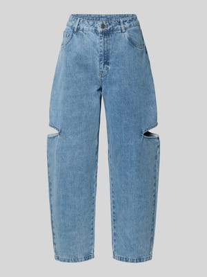 Wide Leg Jeans mit Cut Out Shop The Look MANNEQUINE