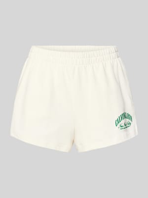 Regular Fit Pyjama Shorts aus reiner Baumwolle Modell 'HERITAGE GX' Shop The Look MANNEQUINE