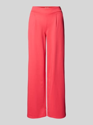 Wide Leg Stoffhose mit Bundfalten Modell 'KATE Long' Shop The Look MANNEQUINE