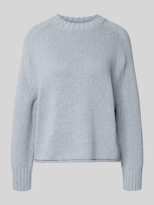 Oversized Strickpullover aus Baumwoll-Mix Shop The Look MANNEQUINE
