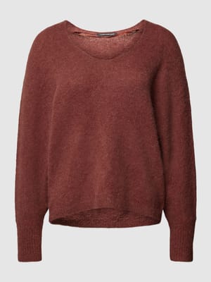 Gebreide pullover met alpaca Shop The Look MANNEQUINE