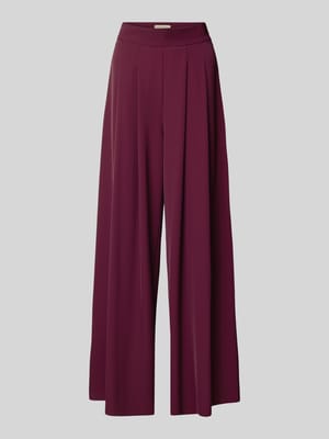 Wide leg broek met plooien Shop The Look MANNEQUINE