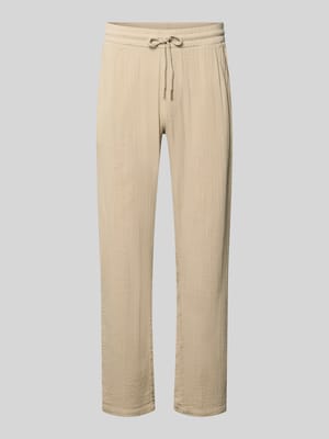 Straight Fit Sweatpants in Musselin-Optik Shop The Look MANNEQUINE