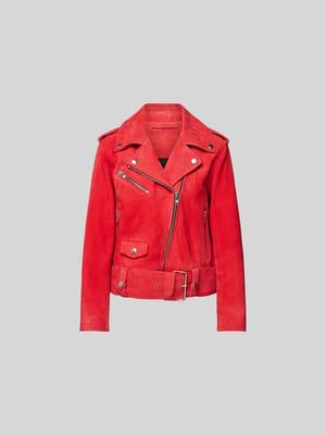 Lederjacke aus echtem Leder Shop The Look MANNEQUINE