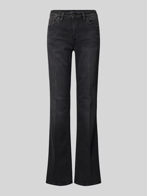 Jeansy rozkloszowane z 5 kieszeniami Shop The Look MANNEQUINE