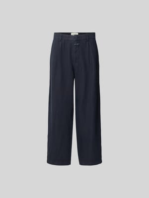 Straight Fit Leinenhose Shop The Look MANNEQUINE