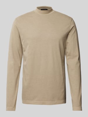 Longsleeve mit Stehkragen Modell 'MORITZO' Shop The Look MANNEQUINE