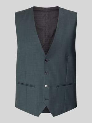 Weste mit V-Ausschnitt und Leistentaschen Shop The Look MANNEQUINE