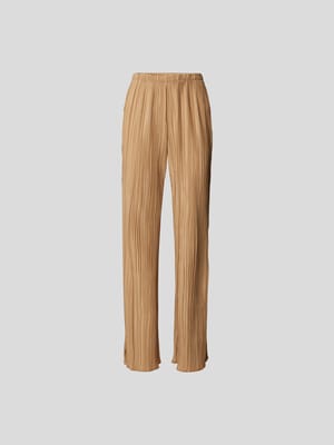 Faltenhose mit elastischem Bund Shop The Look MANNEQUINE