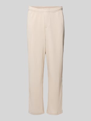 Straight Leg Stoffhose mit Plisseefalten Modell 'KARL INTERLUDE' Shop The Look MANNEQUINE