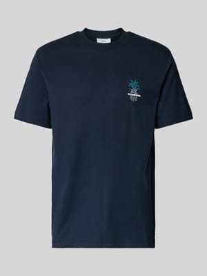 T-shirt o kroju relaxed fit z czystej bawełny Shop The Look MANNEQUINE