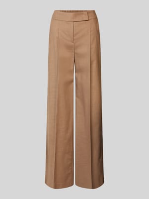 Wide Leg Bundfaltenhose mit Eingrifftaschen Shop The Look MANNEQUINE