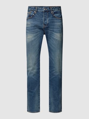 Slim Fit Jeans mit Knopf- und Reißverschluss Shop The Look MANNEQUINE