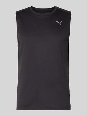 Top mit Logo und Rundhalsausschnitt Shop The Look MANNEQUINE