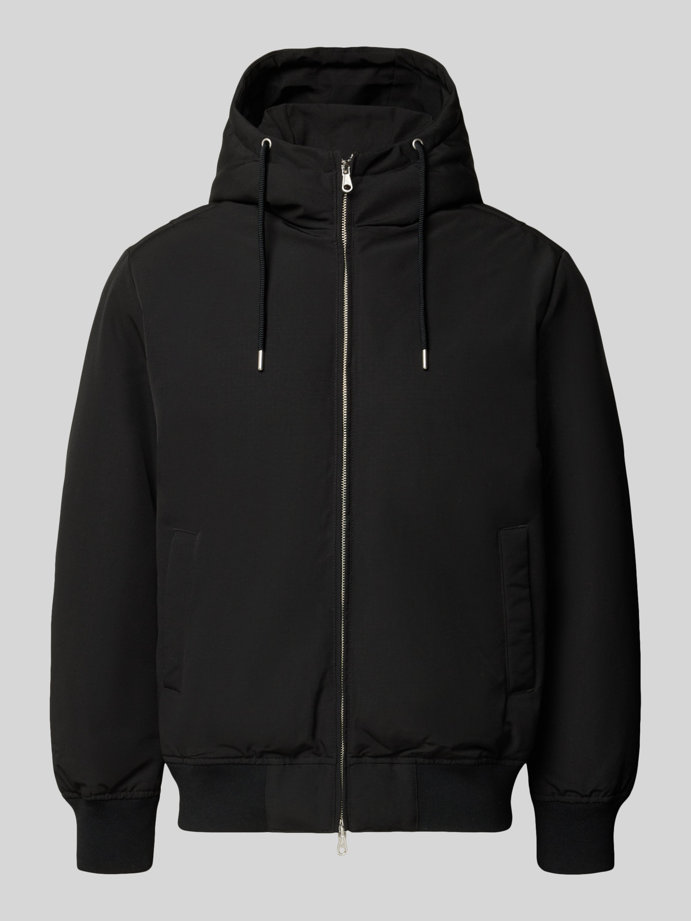 JACK & JONES Jacke mit Kapuze und Eingrifftaschen Modell 'TRACE' (black ...