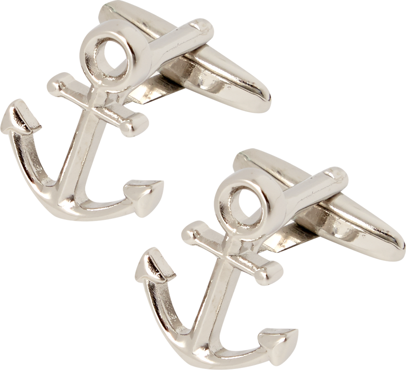 LINDENMANN Manschettenknöpfe Mit Blauer Vespa - Silberfarben Im Geschenketui