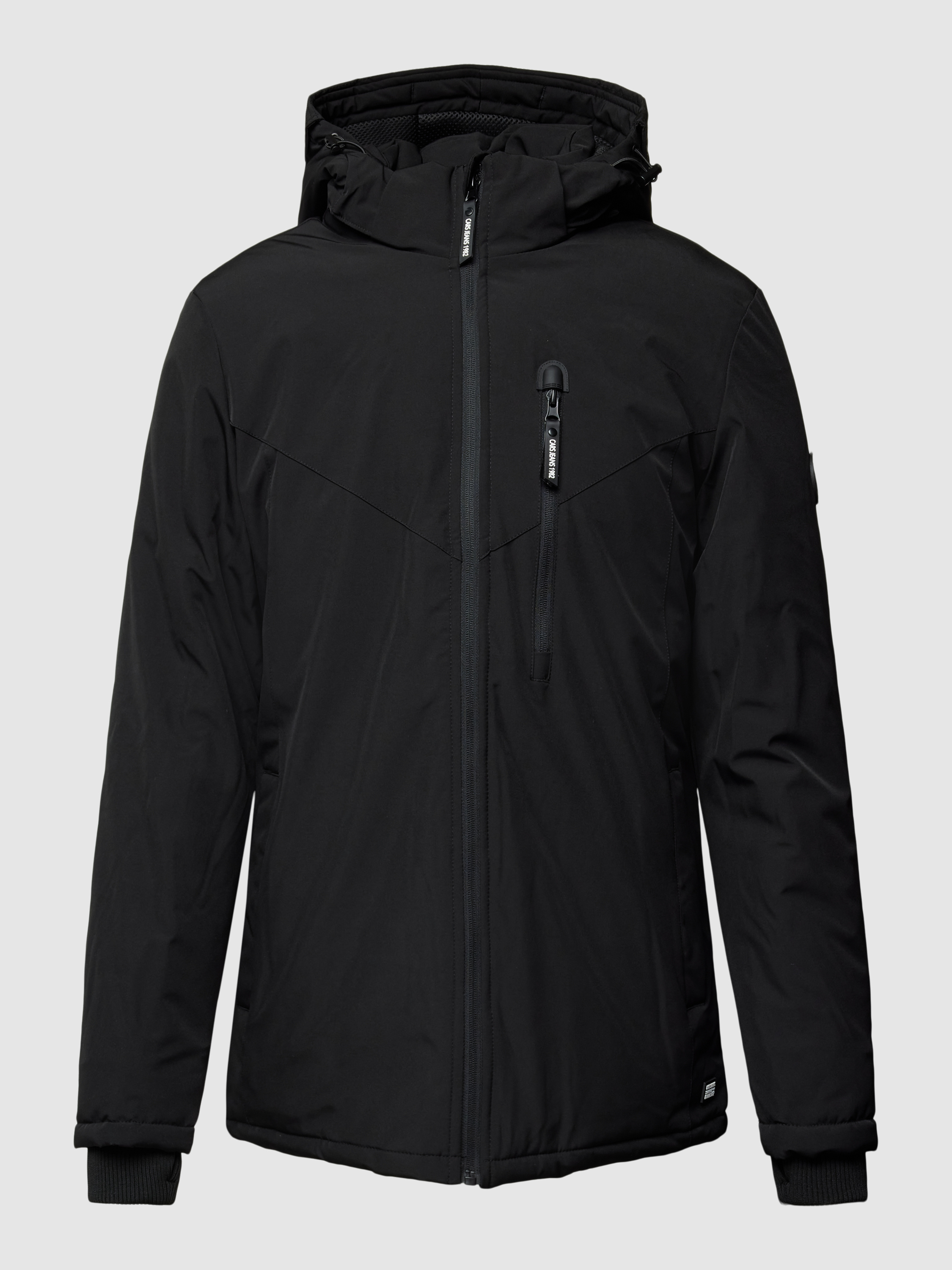 CARS JEANS Jacke mit Logo-Detail Modell 'THAMES' (black) online kaufen