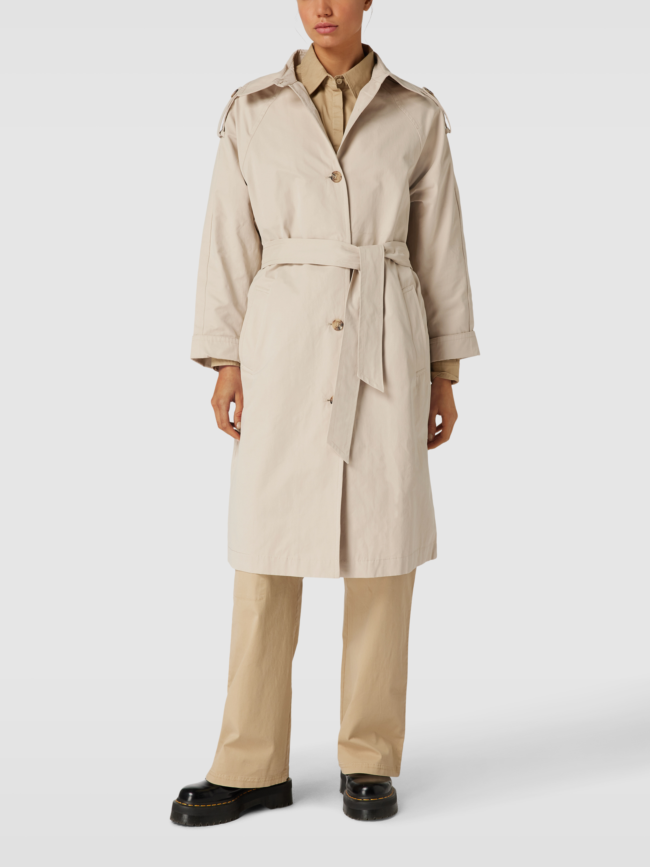 edc By Esprit Mantel mit Schulterklappen (taupe) online kaufen