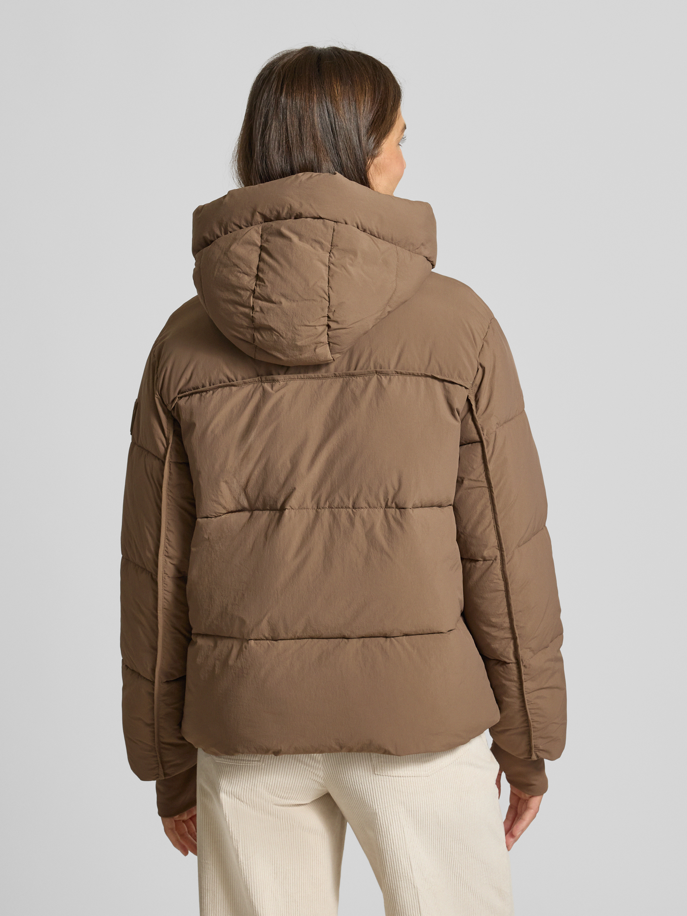 MOS MOSH Gewatteerd jack met capuchon, model 'Ollie' in