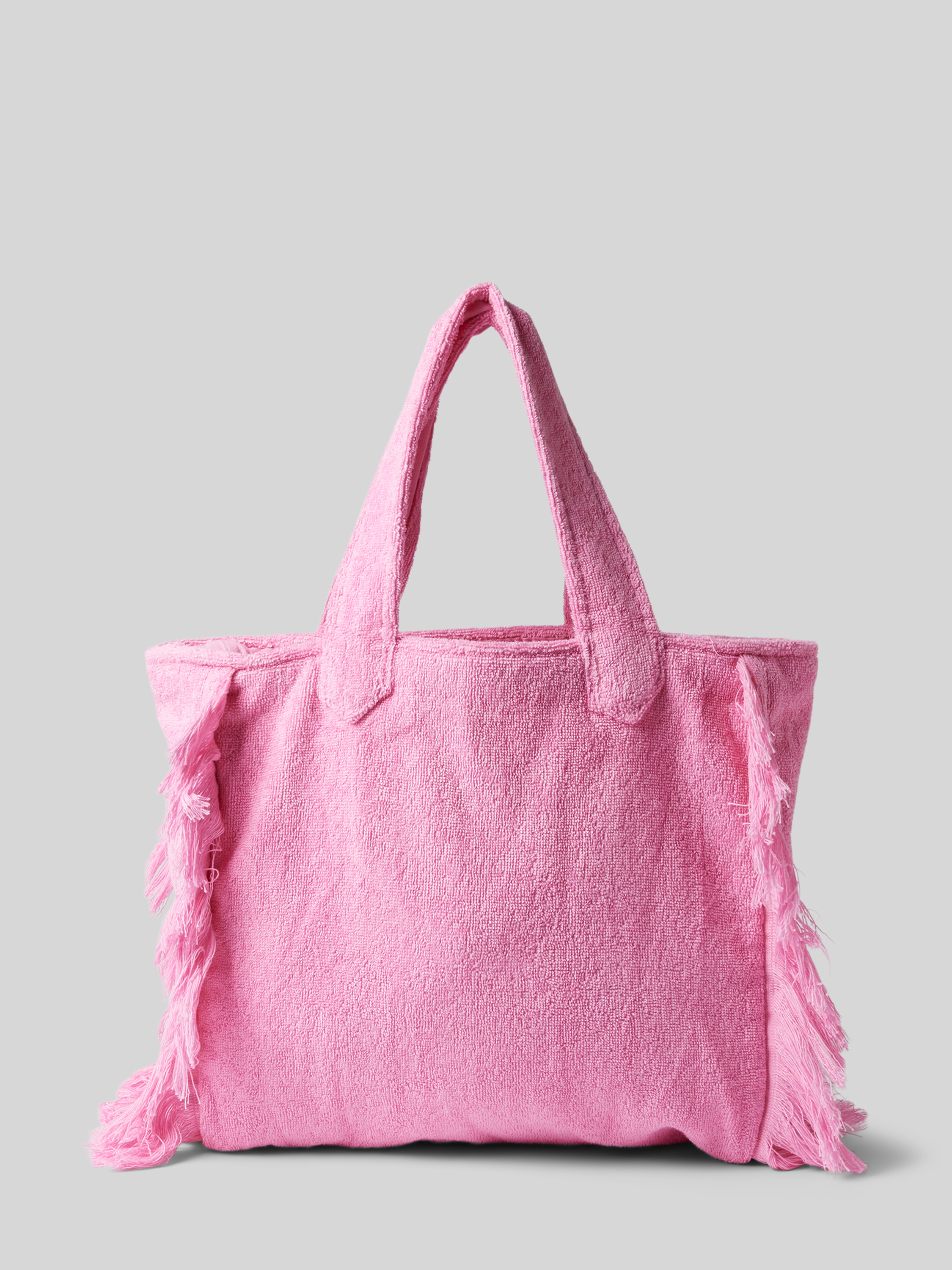Sac De Plage Fourre-tout Avec Nœud Rose - Polyester 36x61 Cm - Sac à Bandoulière Pour Femme - Plage, Shopping, été - 8
