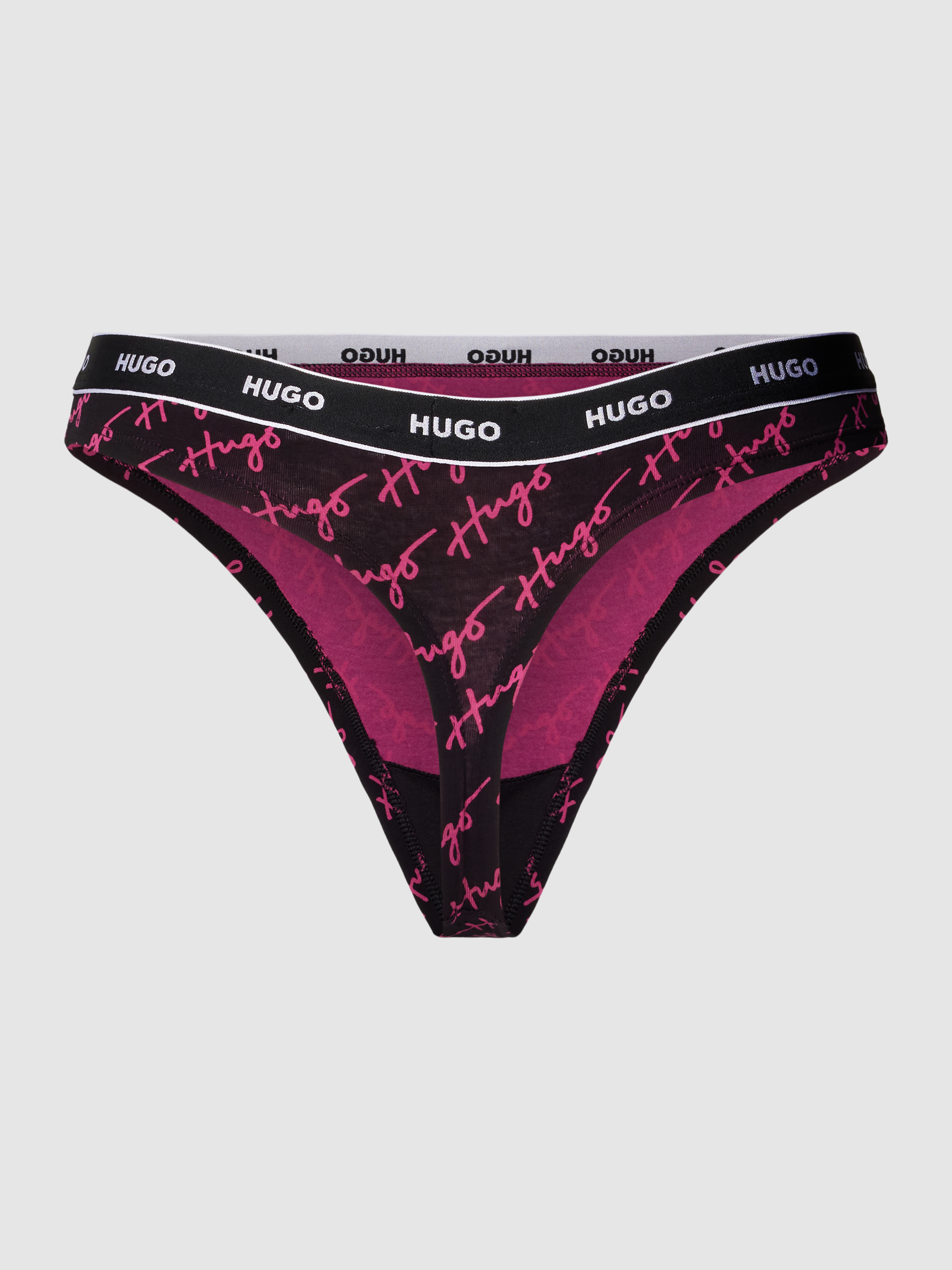 Hugo String Homme Open HUGO String mit elastischem Label-Bund im 3er-Pack (black) online kaufen