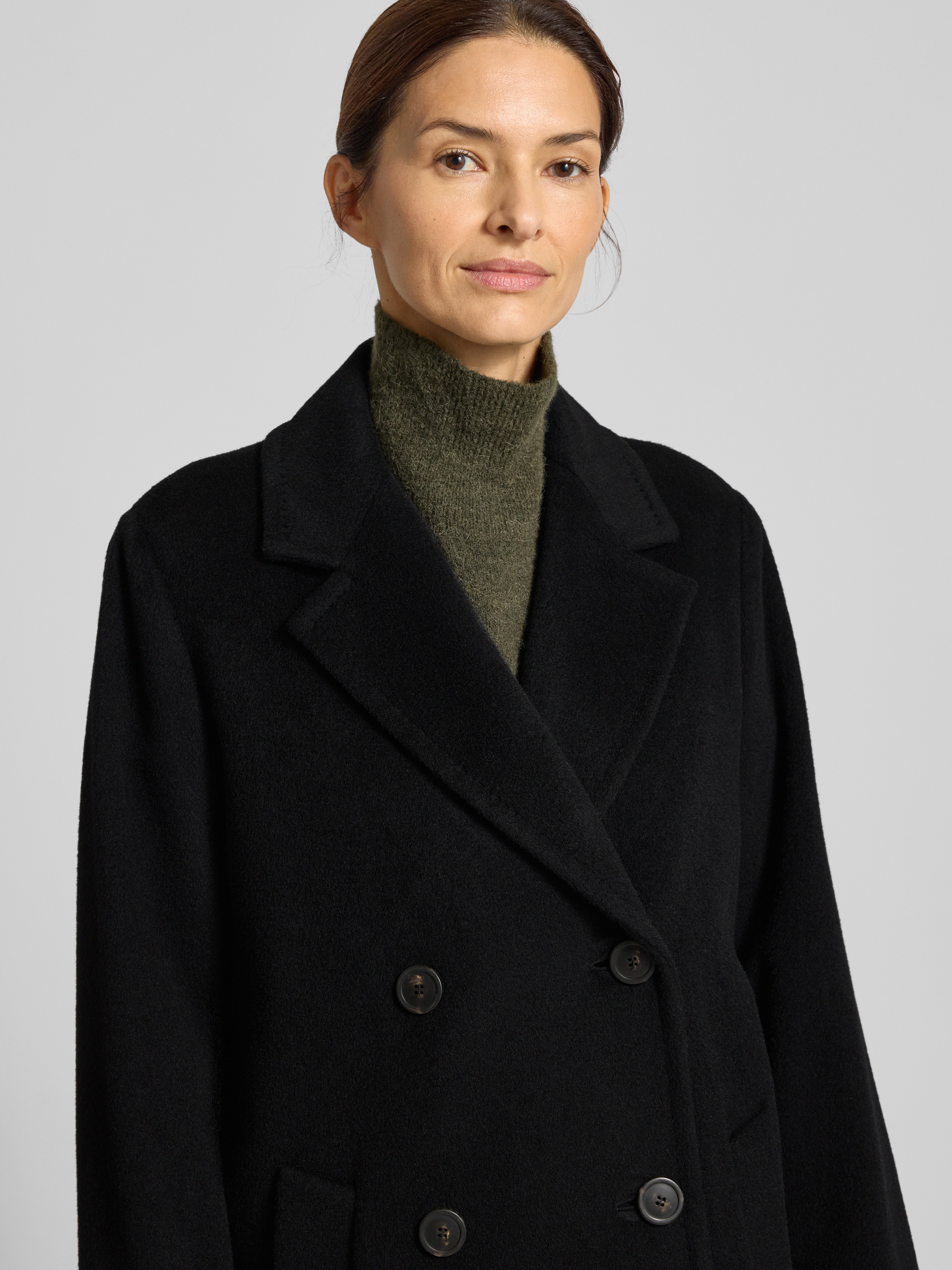 m♡ Weekend Max Mara Relaxed fit lange jas van een mix van wol en