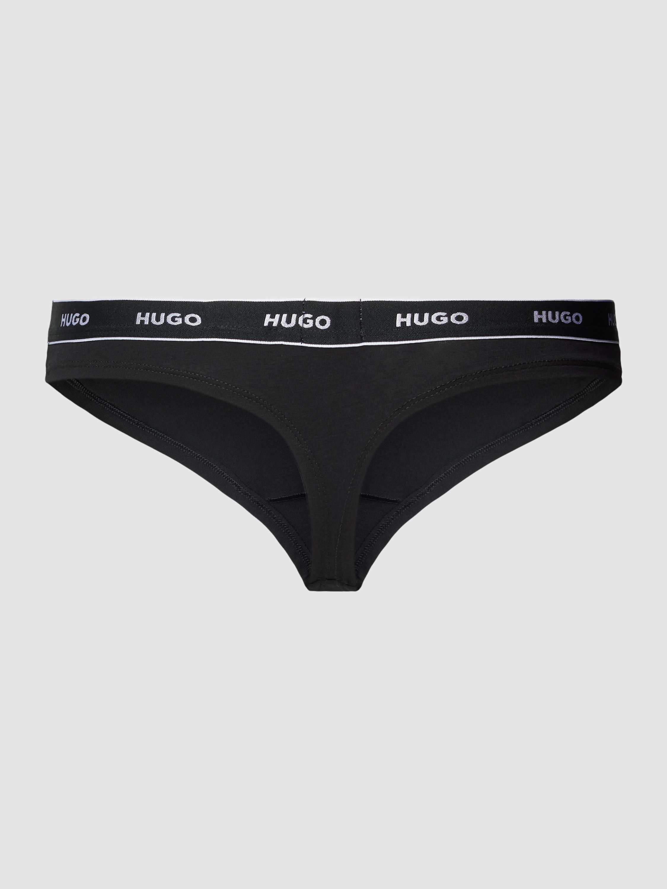 Hugo String Homme Open HUGO String mit elastischem Label-Bund Modell 'Carousel' (black) online ...