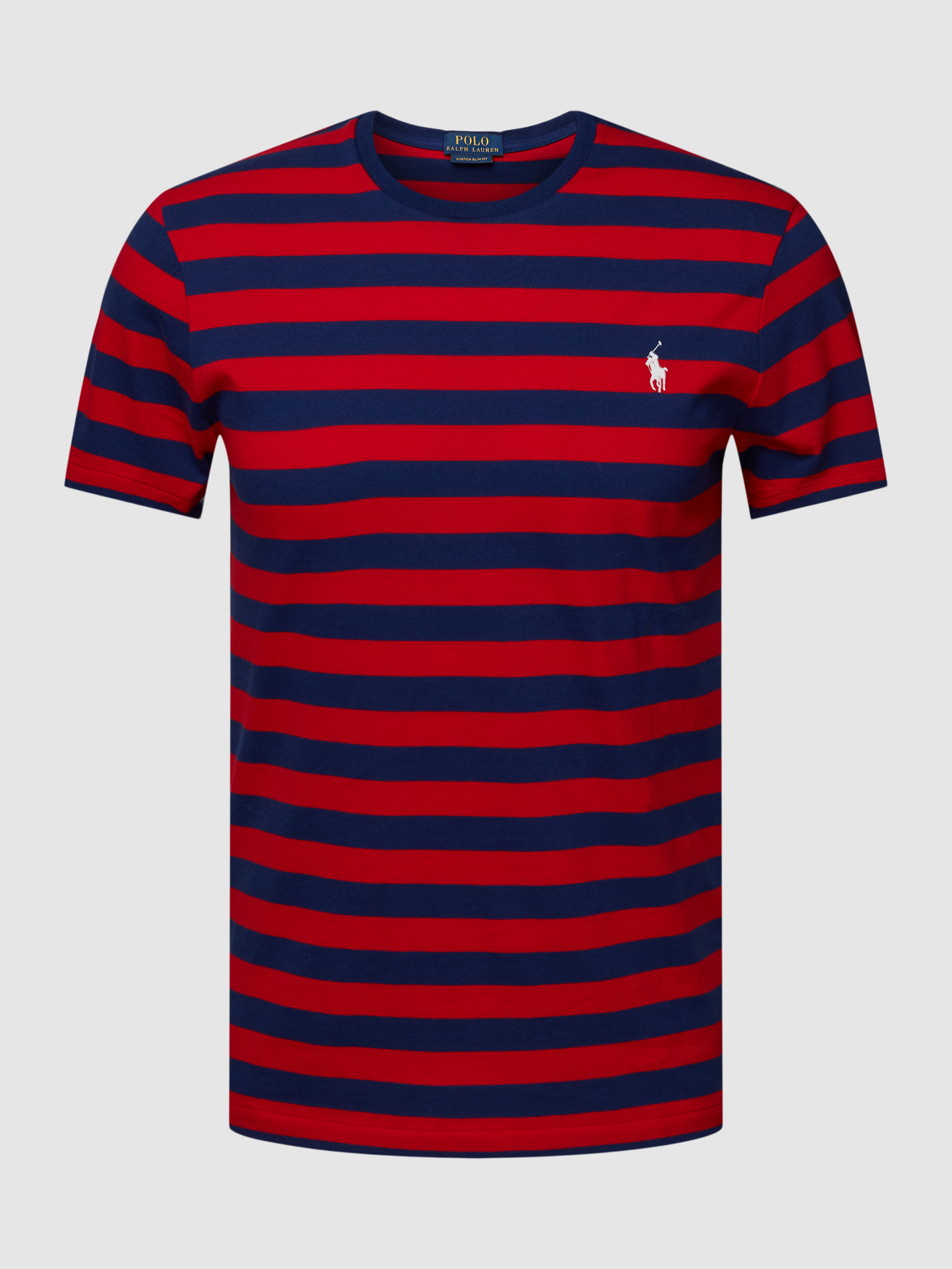 Kup online Polo Ralph Lauren T-shirt w paski (czerwony)