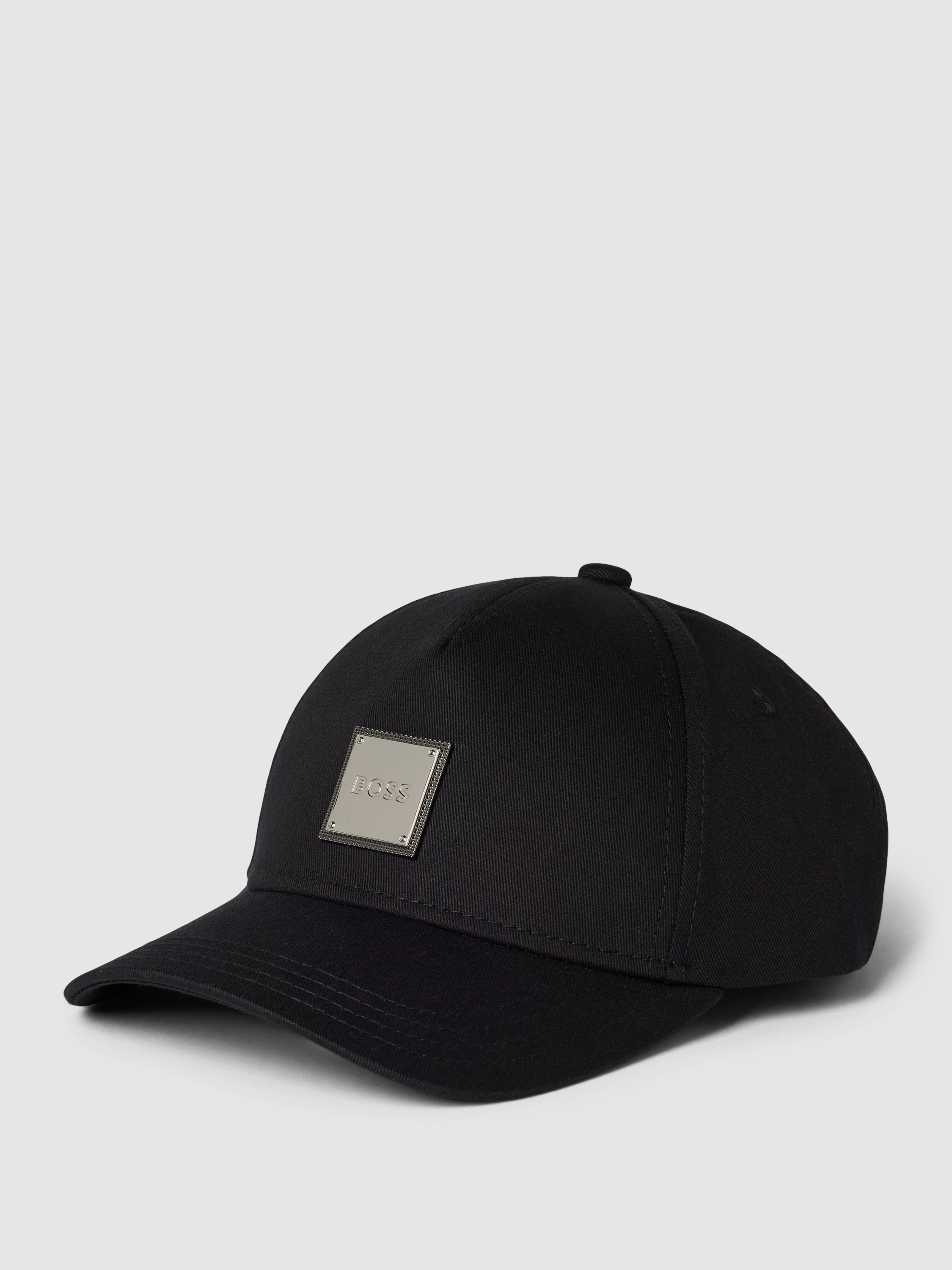 BOSS Cap mit Label-Patch Modell 'Seth' (black) online kaufen